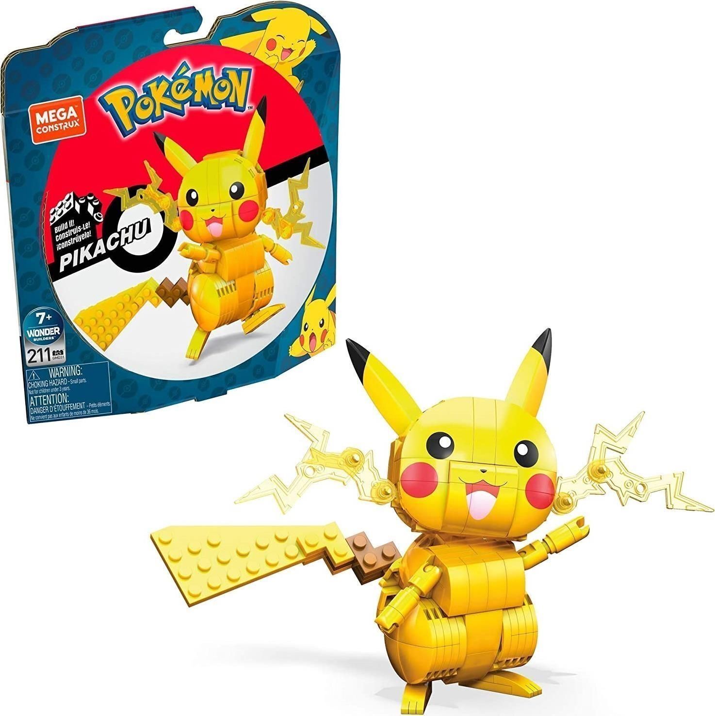Gadget - Pokemon: Mattel - Mega Construx - Mega Pokemon Pikachu Mattel