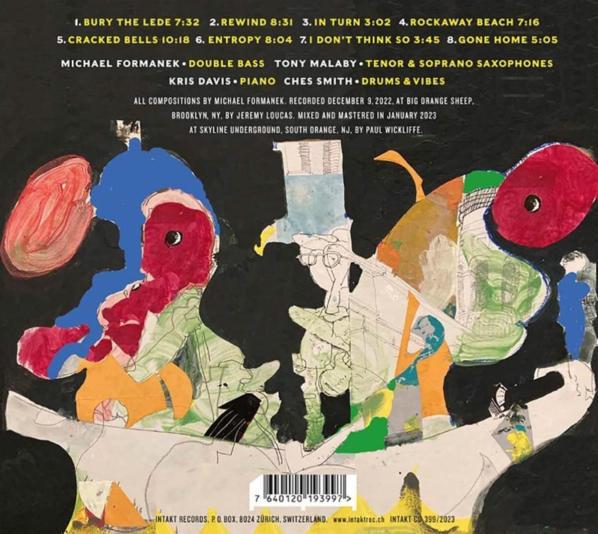 Michael Formanek Elusion Quartet As Things Do (CD) Album