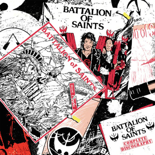 COMPLETE DISCOGRAPHY (RED, WHITE & BLUE TRIPLE VINYL/3LP) by Battalion of Saints