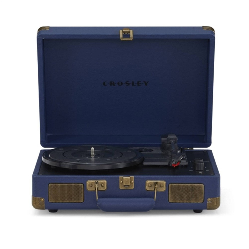 Crosley: Cruiser Plus Deluxe Portable Turntable (Navy) - Now With Bluetoot...
