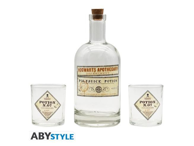 Bicchiere - Harry Potter - Bottle And Glasses Set - Potion