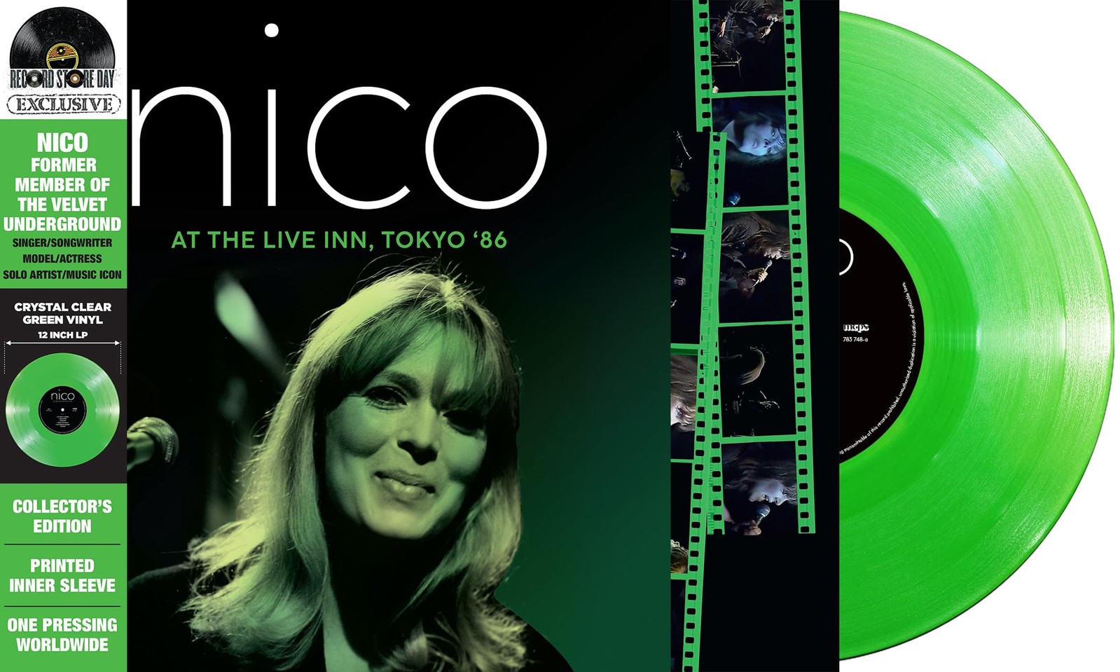 NICO and John Cale Lou Reed At The Live Inn Tokyo '86 (Vinyl LP)