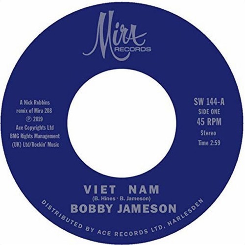Bobby Jameson Viet Nam/Viet Nam (Instrumental) (Vinyl LP) 7" Single