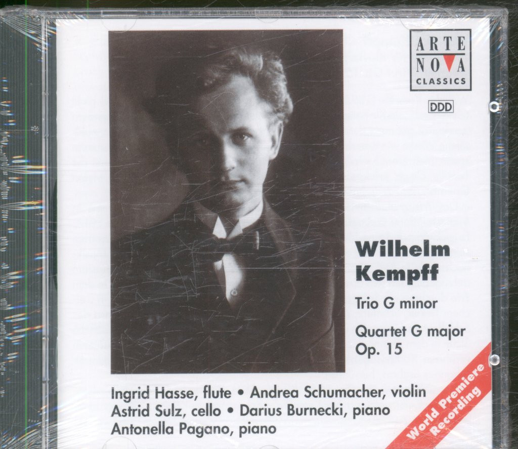 74321342522 Ingrid Hasse Wilhelm Kempff - Trio G Minor / Quartet G Major Op. 15