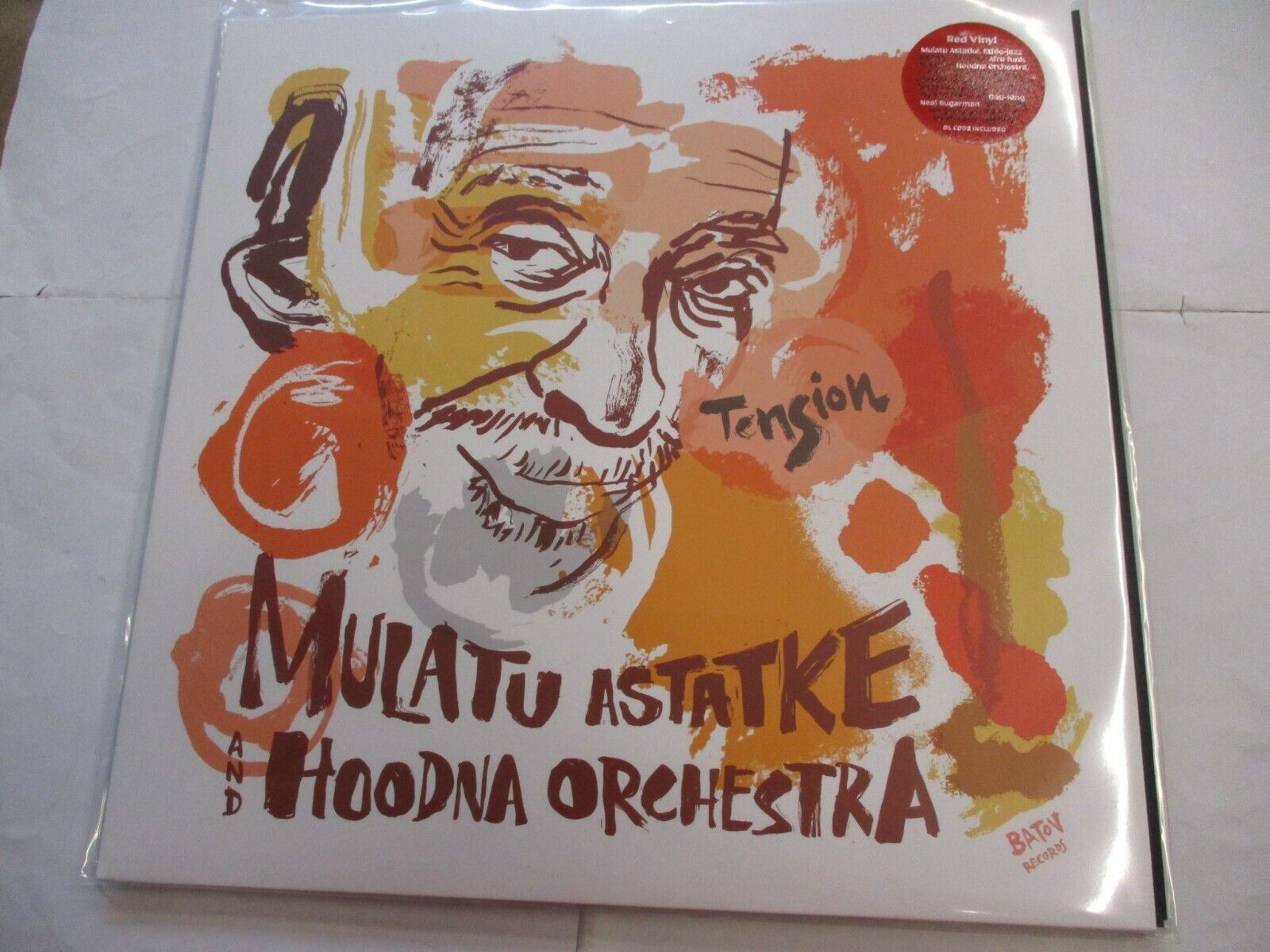 MULATU ASTATKE - TENSION - LP RED VINYL NEW NOT SEALED 2024