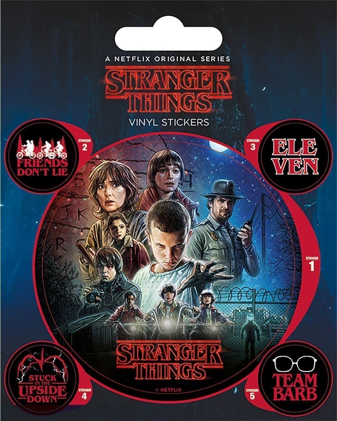 Gadget - Stranger Things: Pyramid - One Sheet (Vinyl Stickers Pack) Pyramid