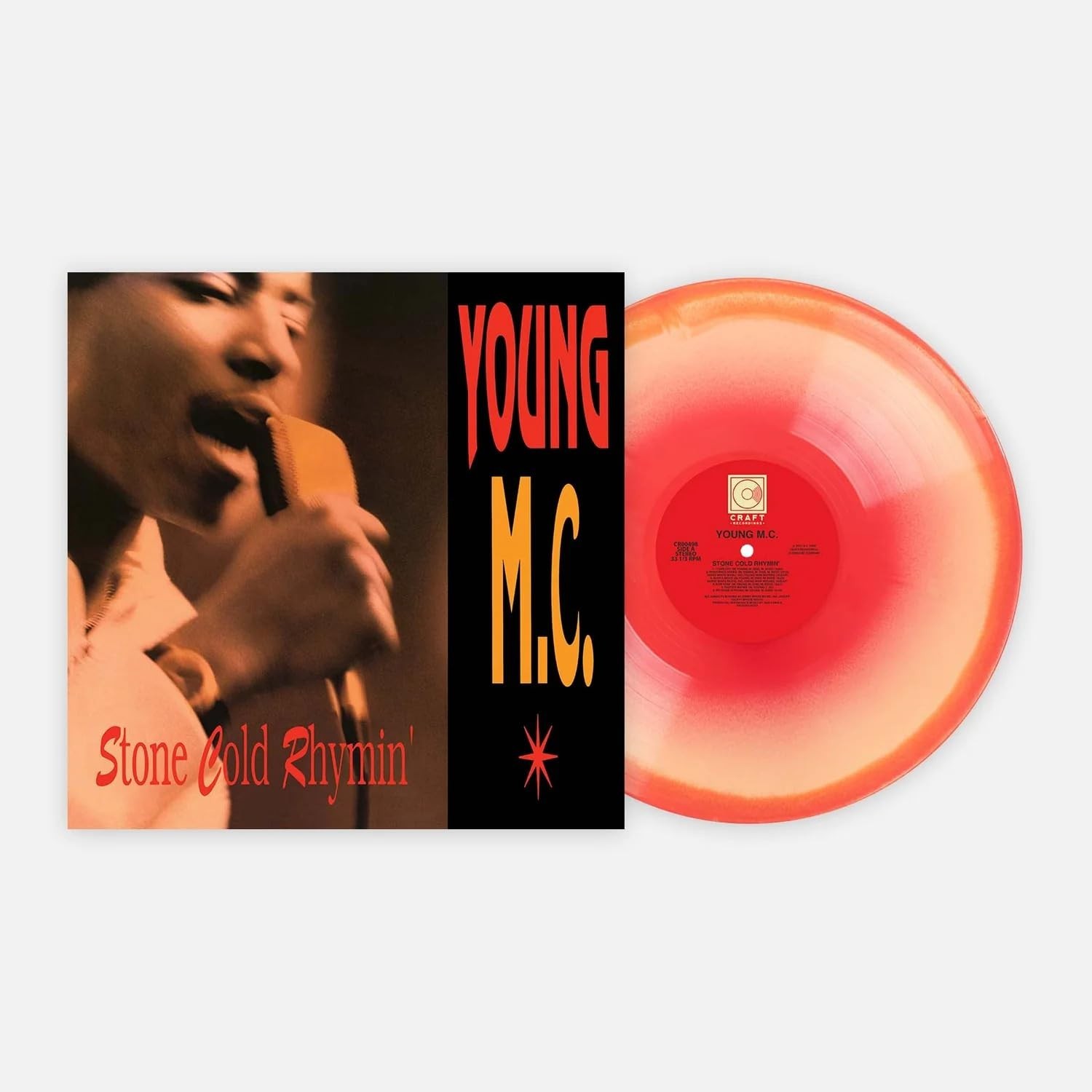 Young M.C. Stone Cold Rhymin' Stone Gold & Red (Vinyl LP)