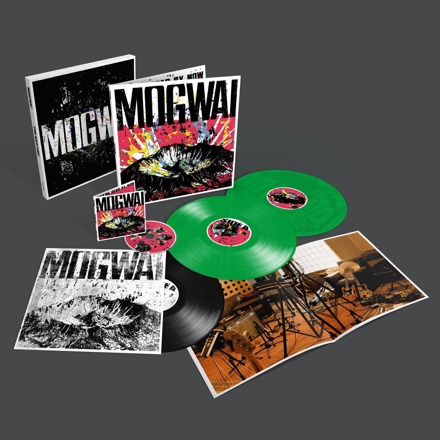 Mogwai The Bad Fire (Vinyl LP) Deluxe  12" Album Coloured Vinyl with CD