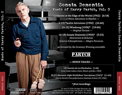 Partch: Sonata Dementia by Harry Partch