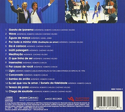 ..E A Musica De Tom Jobim by ROBERTO,CARLOS Y CAETANO VELOSO