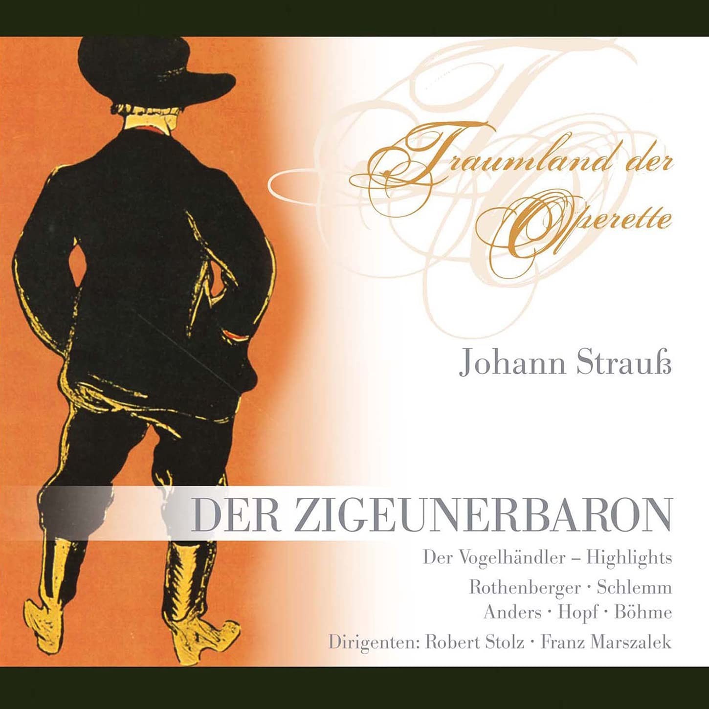 VARIOUS ARTISTS Strauss Johann: 'Der Zigeunerbaron'. Kurt Bohme Hans Hopf A (CD)