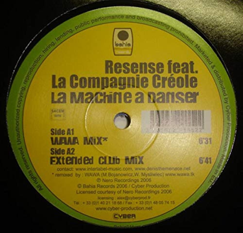 La Machine A Danser - Resense Feat. La Compagnie Creole (Vinile)