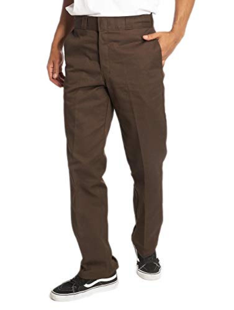 (TG. 32W / 30L) Dickies Original 874 Work, Pantaloni Uomo, Marrone (Dark Brown D