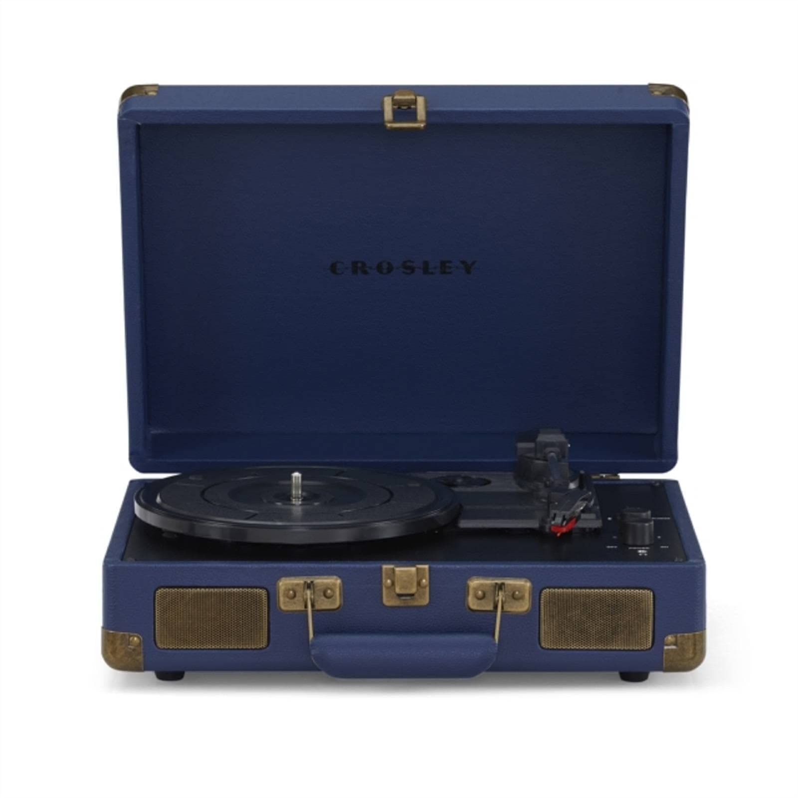 Audio & Hi-Fi Crosley: Cruiser Plus Deluxe Portable Turntable (Navy) - Now With