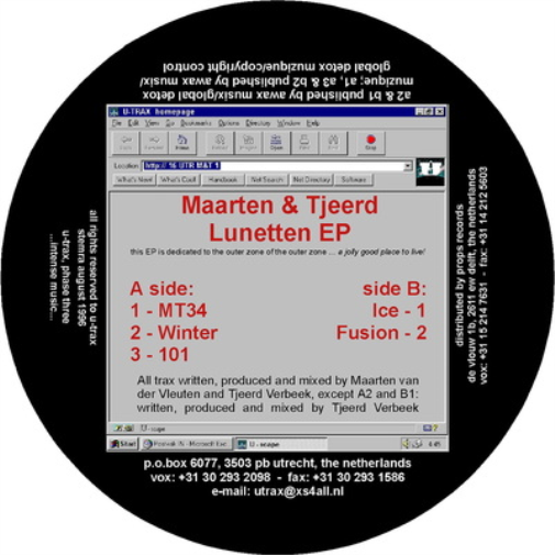 Maarten & Tjeerd Lunetten EP (Vinyl LP) 12" EP