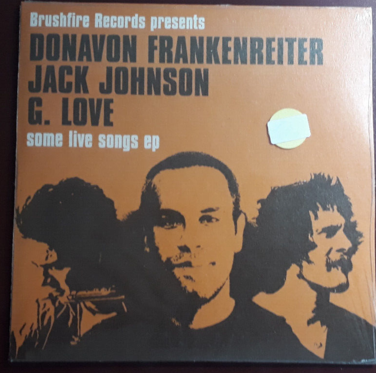 JACK JOHNSON,D.FRANKENREITER,G.LOVE-SOME LIVE SONGS EP *CDS BRAND NEW SEALED SIG