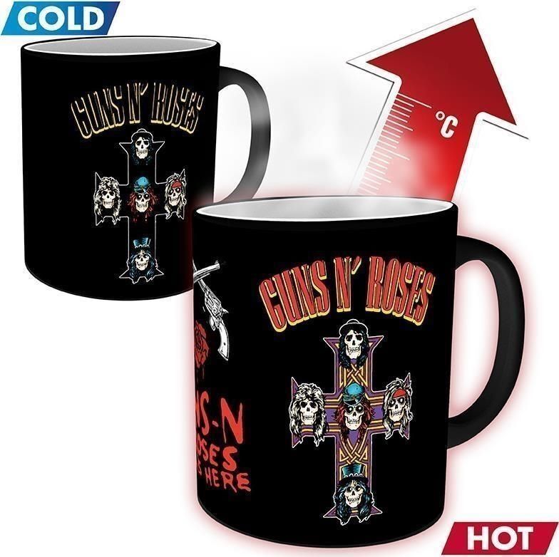 Gadget - Guns N' Roses: Gb Eye - Cross (Mug Heat Change 320 ml / Tazza Termosens