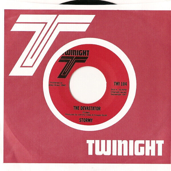 Stormy The devastator/I won't stop to cry (Vinyl LP) 7" Single