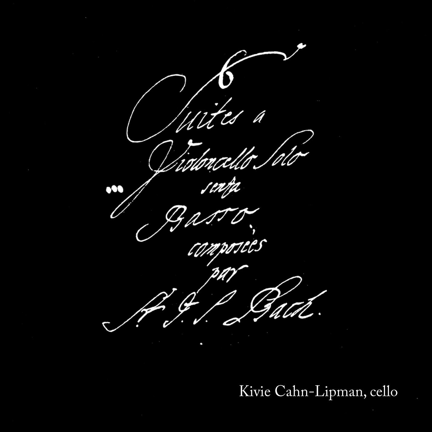 J.S. BACH Six Suites for Solo Violoncello Without Bass (CD)