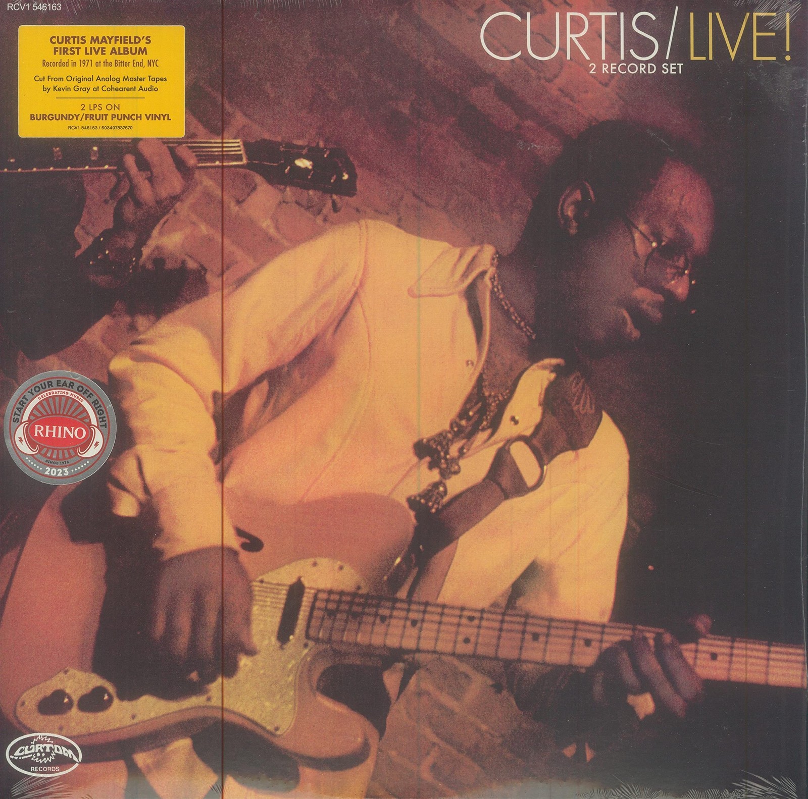 Curtis Mayfield Curtis Mayfield Curtis / Live! (syeor) (Burgundy/F (Vinyl LP)