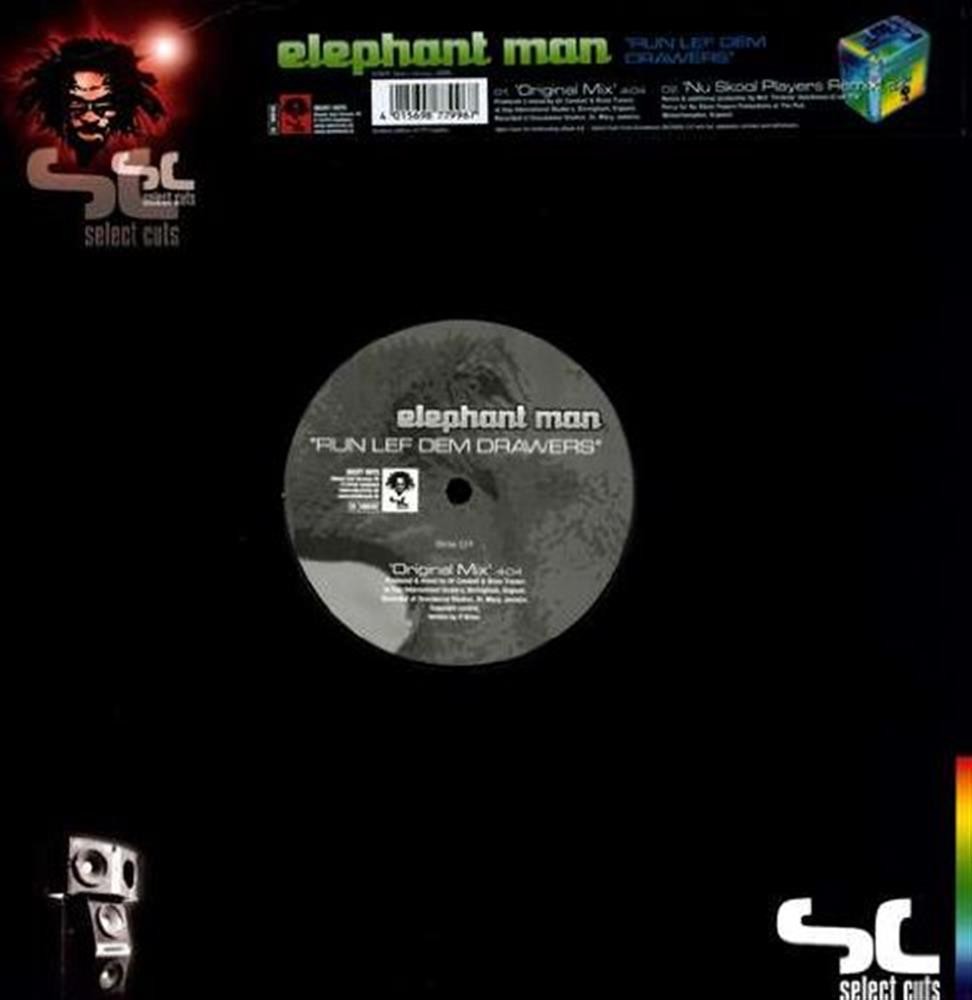 Run Lef Dem Drawers - Elephant Man (Vinile)