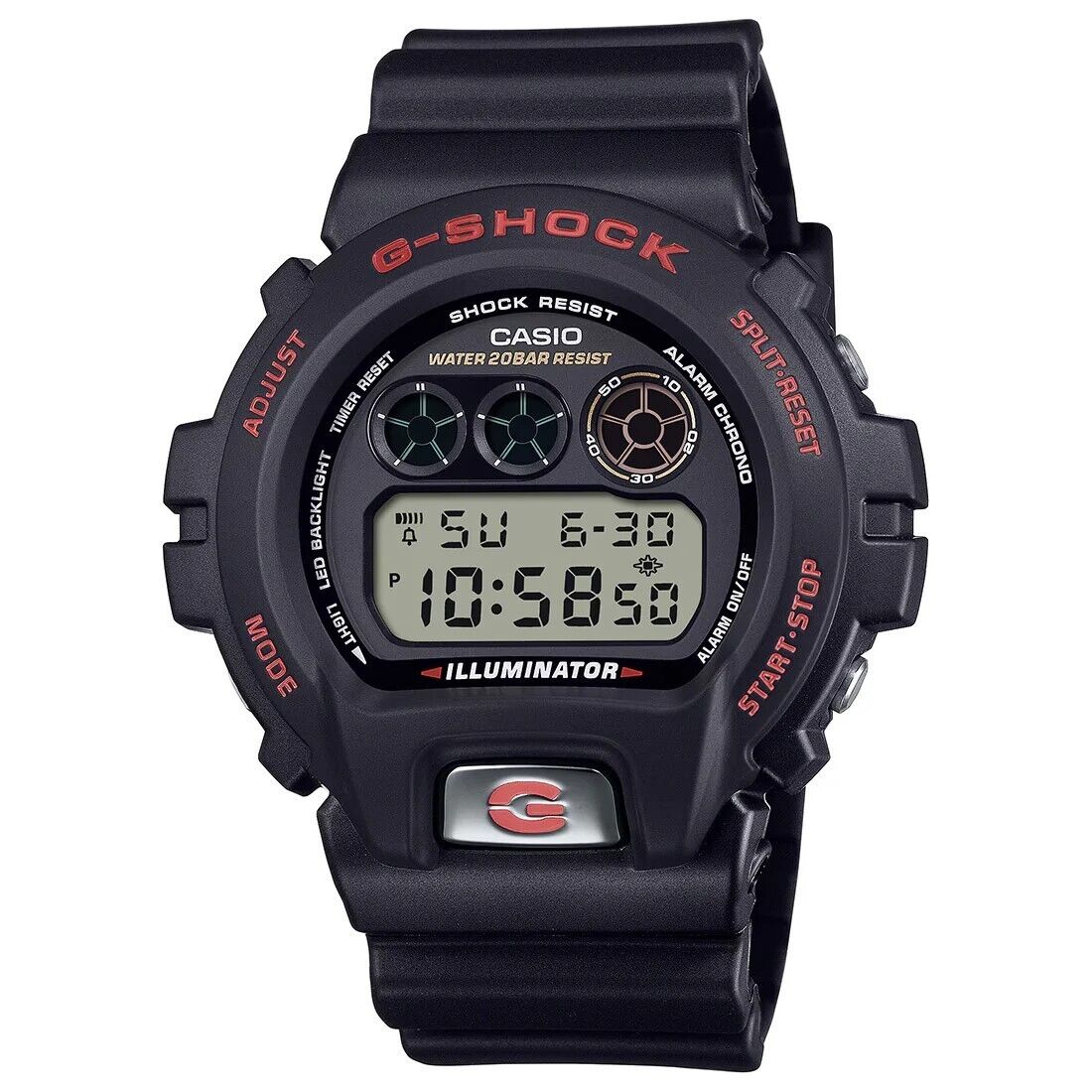 Orologio Uomo Casio G-SHOCK DW6900TR-1ER Con Cassa E Cinturino In Resina Nera
