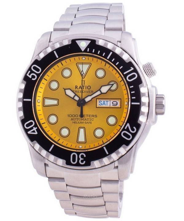 Ratio FreeDiver 1000M Automatic 1068HA96-34VA-YLW Men's Watch