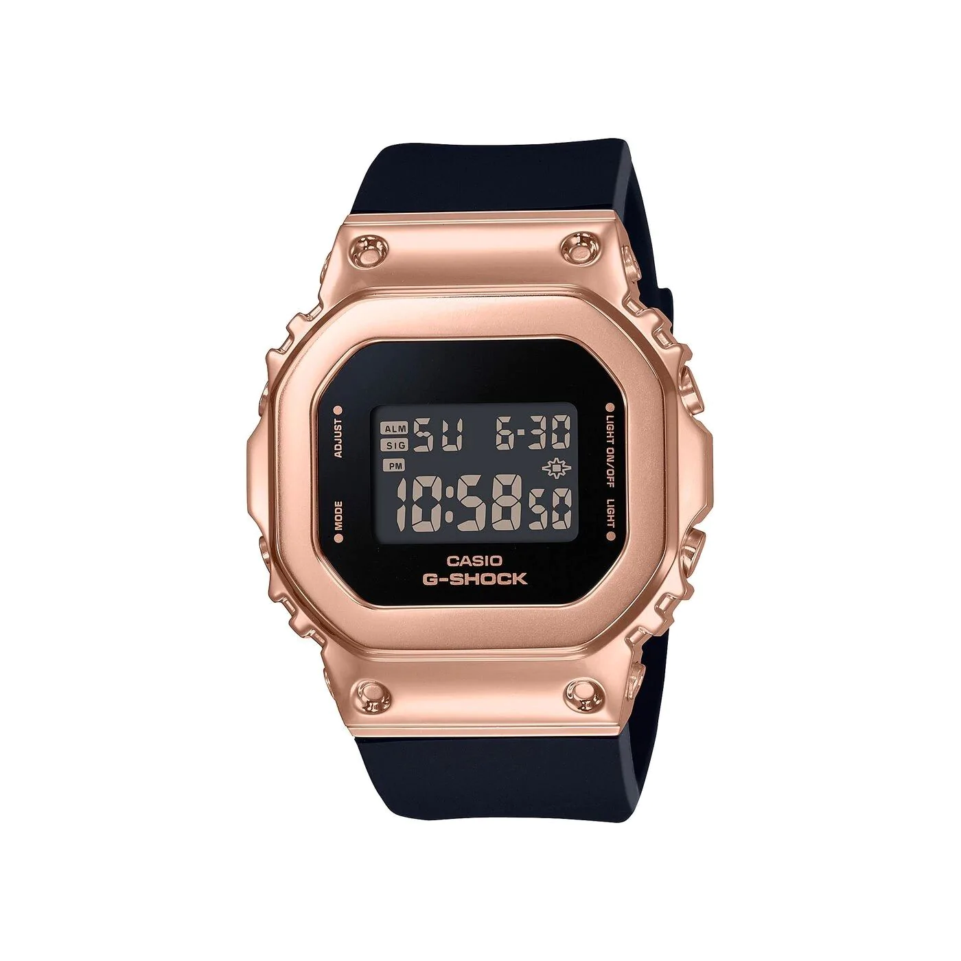Orologio G-Shock da donna GM-S5600PG-1ER acciaio rosa e nero