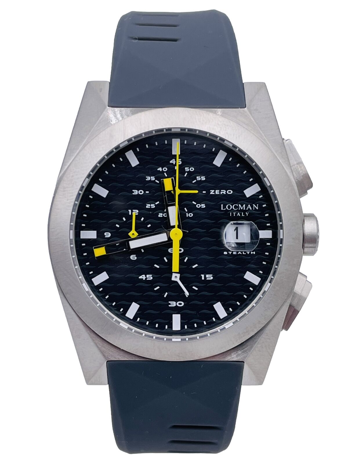 Orologio Locman New Stealth Crono Quarzo 812AA/435 GOMMA Scontatissimo Nuovo