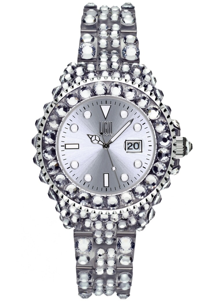 LIGHT TIME Mod. MEDITERRANEO - Full Strass / Silver 14245373