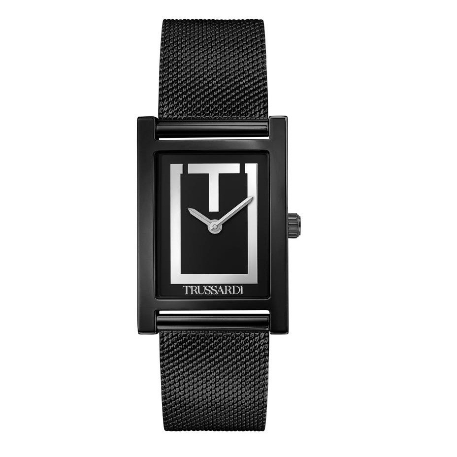 Orologio TRUSSARDI donna T-strict  acciaio nero R2453155001
