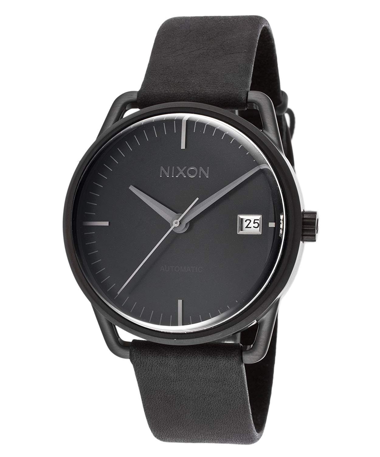 NIXON Mens Analogue Automatic Watch with Leather Strap A199-001-00