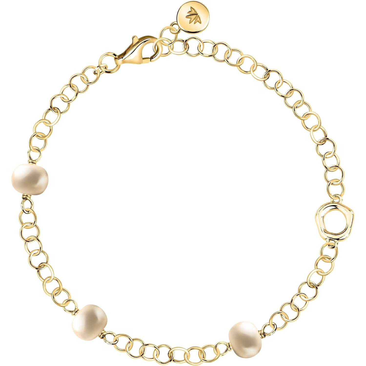 Bracciale Morellato Perla Dorato SXU48 Bracelet Donna Argento Donna NUovo