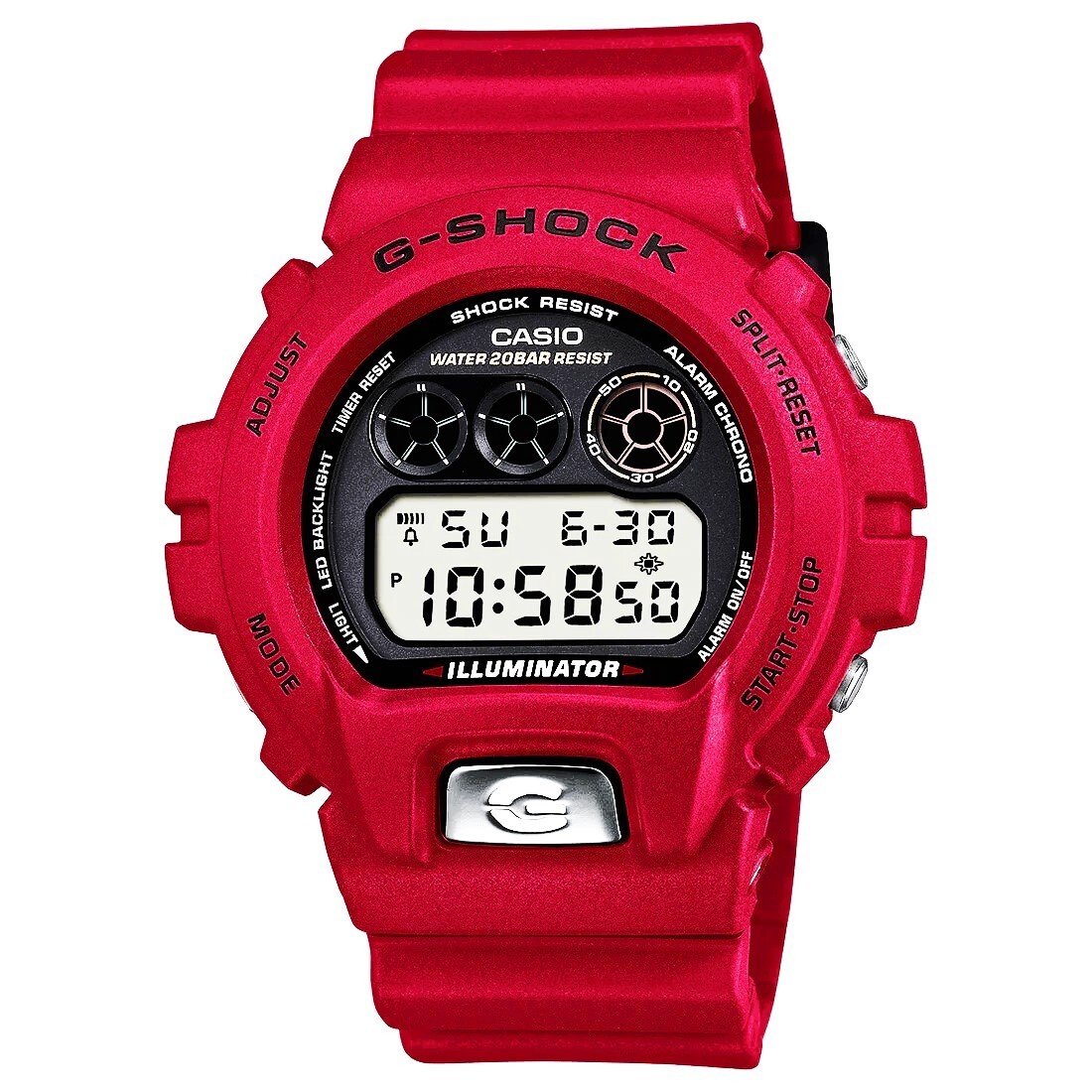 Orologio Uomo Casio G-SHOCK DW-6900TR-4ER Con Cassa E Cinturino Rosso