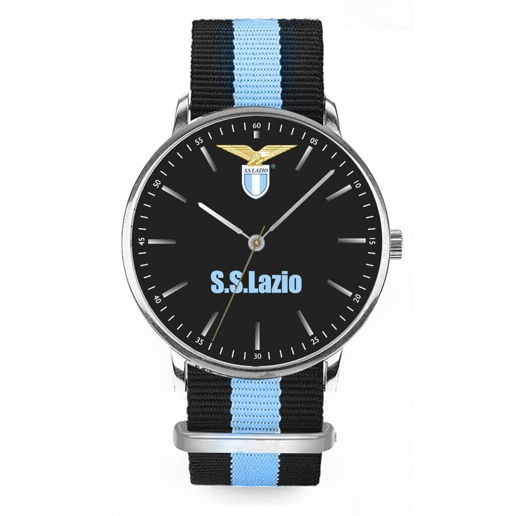 Orologio SS LAZIO P-LA4490XN1 Tessuto Nero Azzurro OFFICIAL