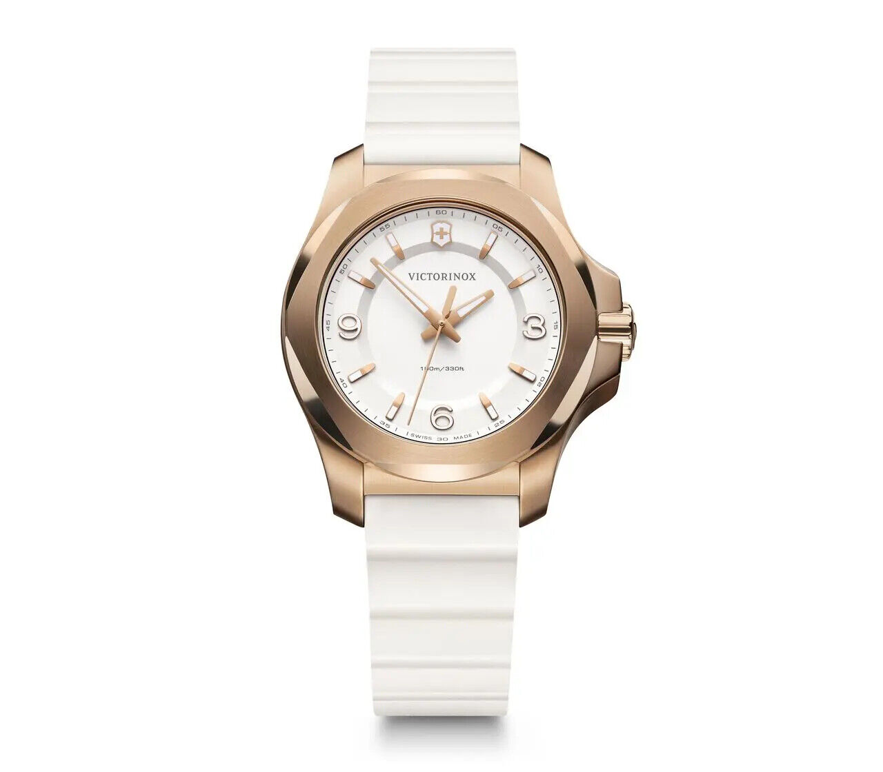Victorinox I. N.O.X Swiss Army 37MM Bianco Dial 100M 241954 DONNA Orologio New