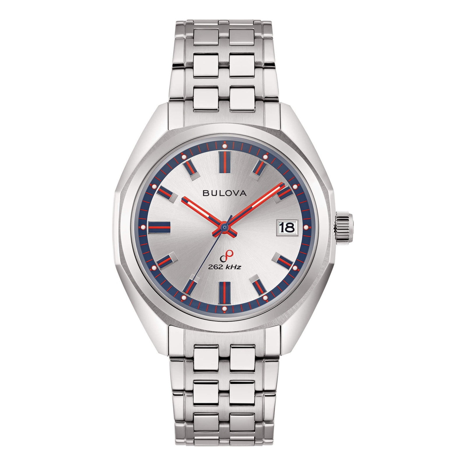 OROLOGIO BULOVA UOMO JET STAR ARGENTO