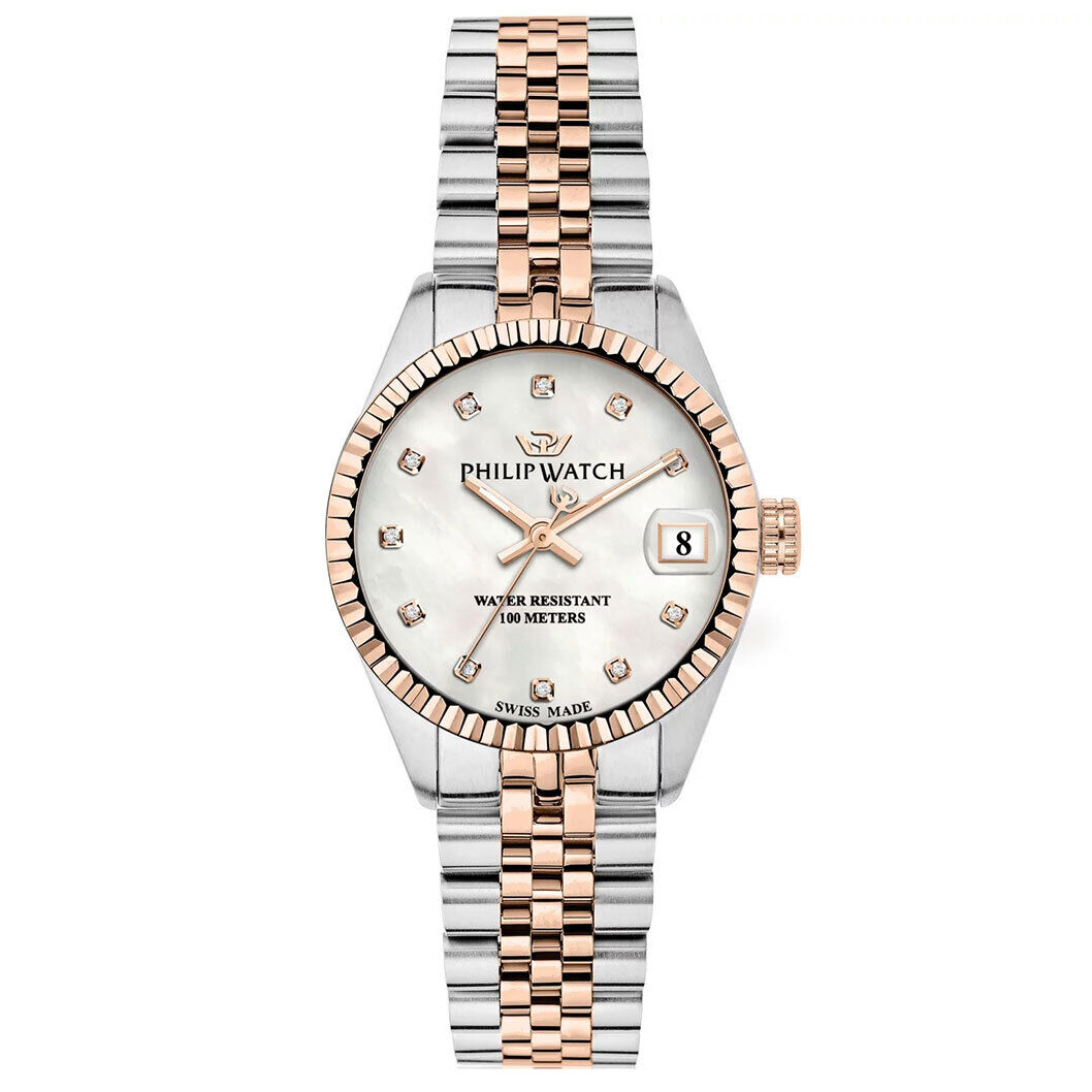Orologio Donna Philip Watch Caribe Diamonds 31 mm R8253597596 NUOVO E ORIGINALE