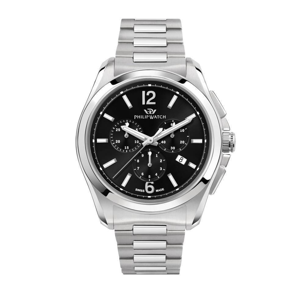 Orologio PHILIP WATCH Amalfi Uomo Cronografo Acciaio / Nero R8273618003