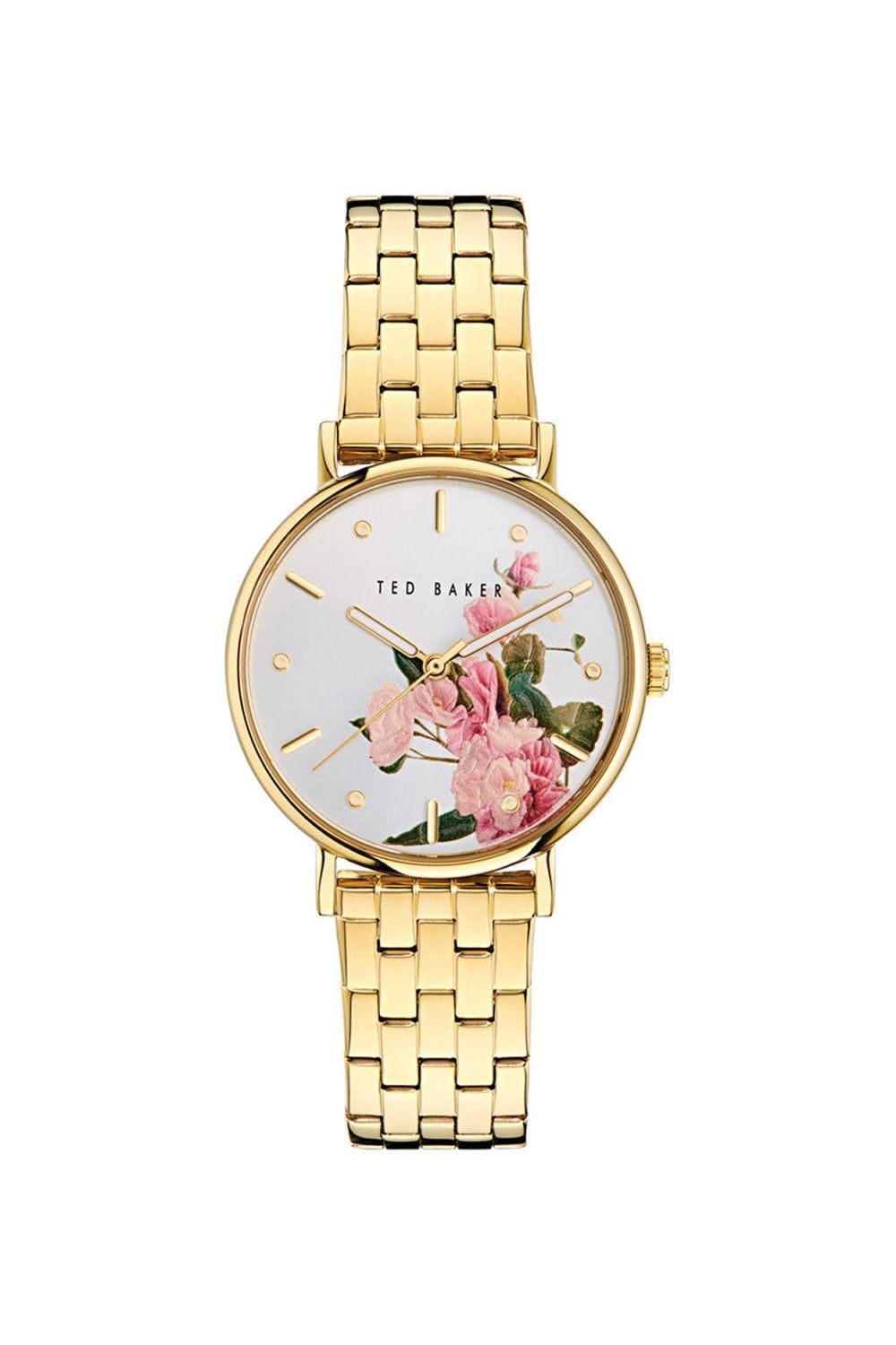 Ted Baker Phylipa Ladies Silver Dial Romance 34mm orologio BKPPHF309