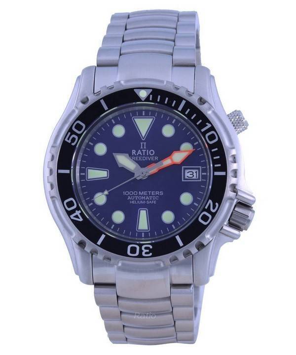 Ratio FreeDiver 1000M Blue Dial Automatic 1066KE26-33VA-BLU Men's Watch