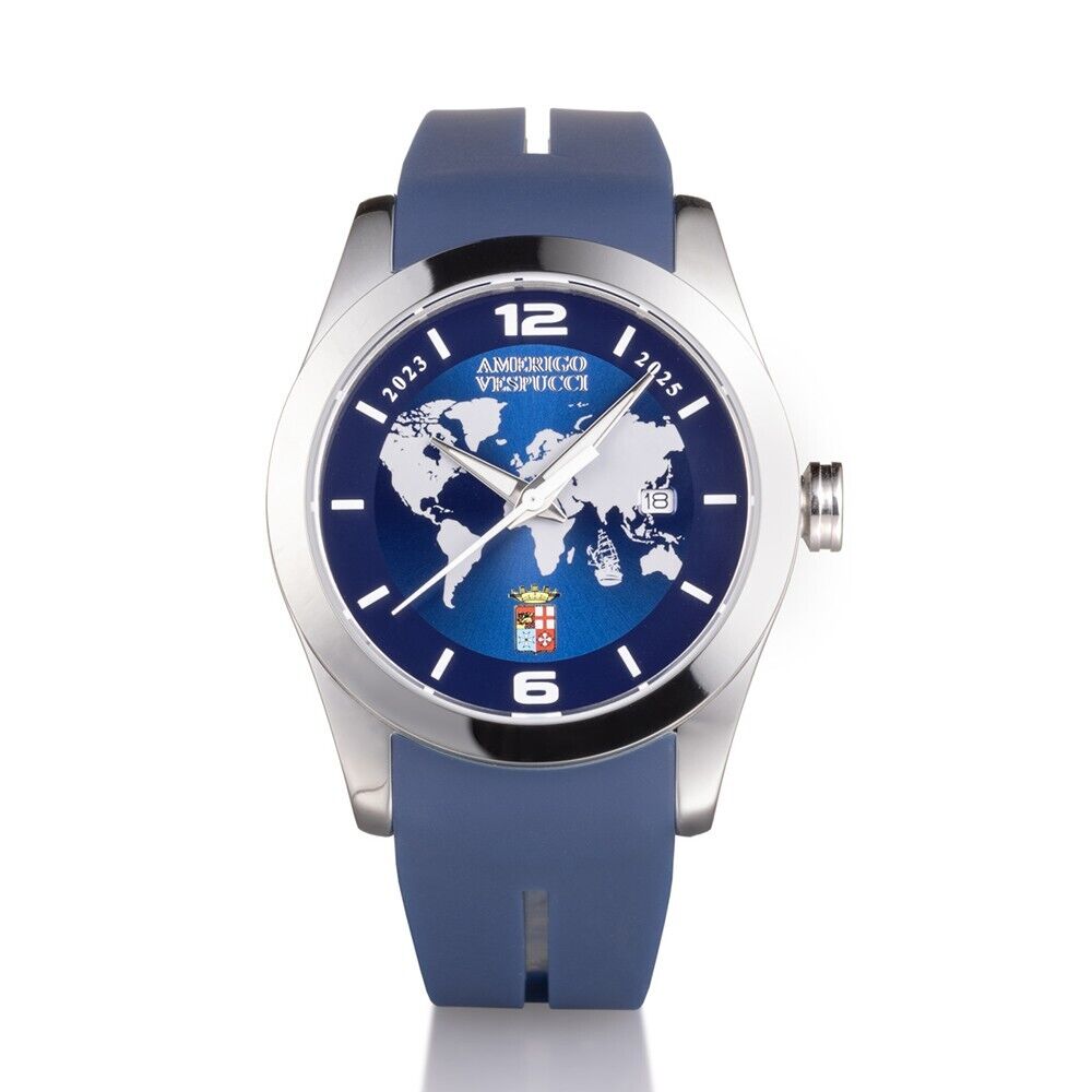 Locman orologio Amerigo Vespucci uomo modello Island blu logo Marina Militare