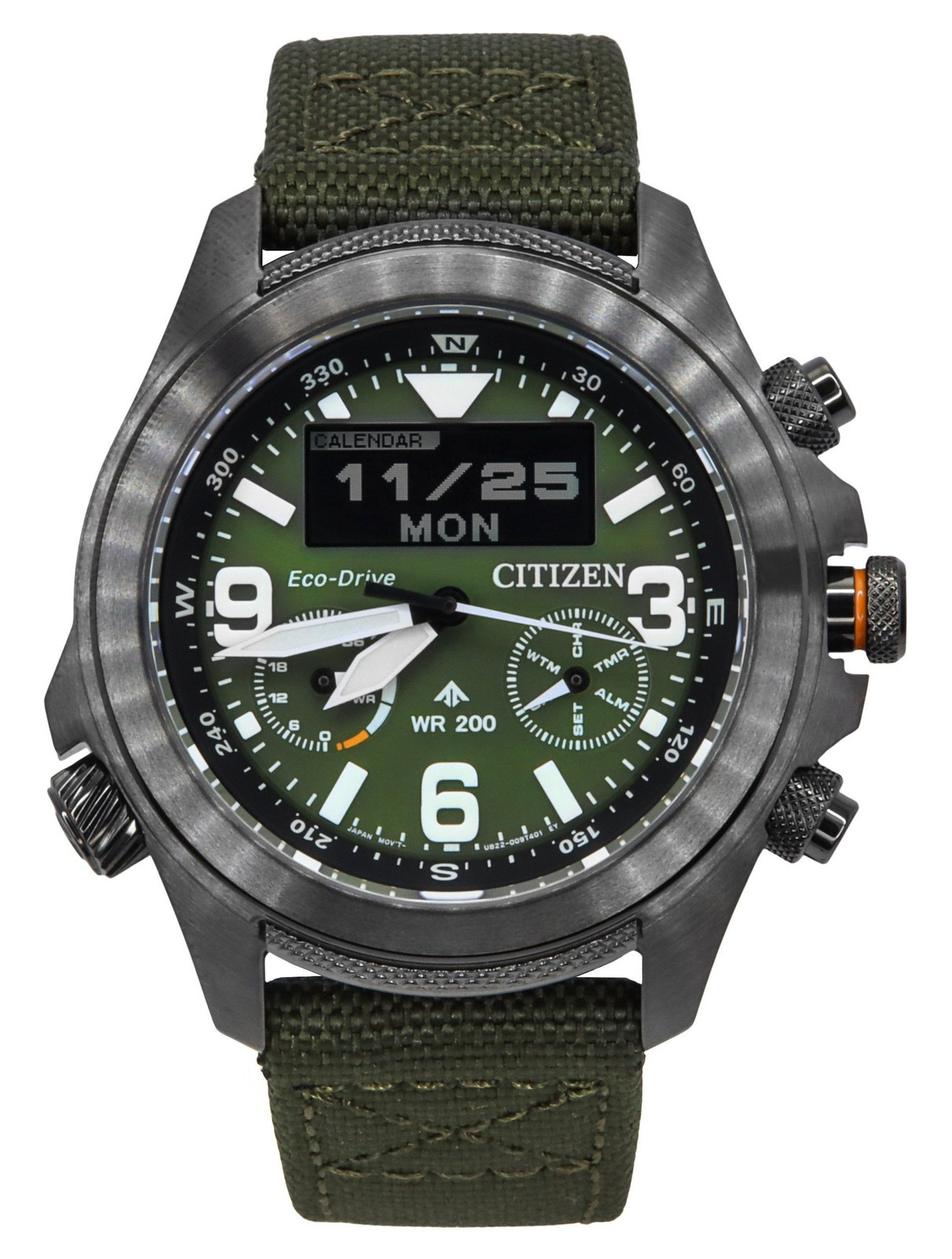 Orologio da uomo Citizen Promaster Land Solar Chronograph JV1005-02W 200M
