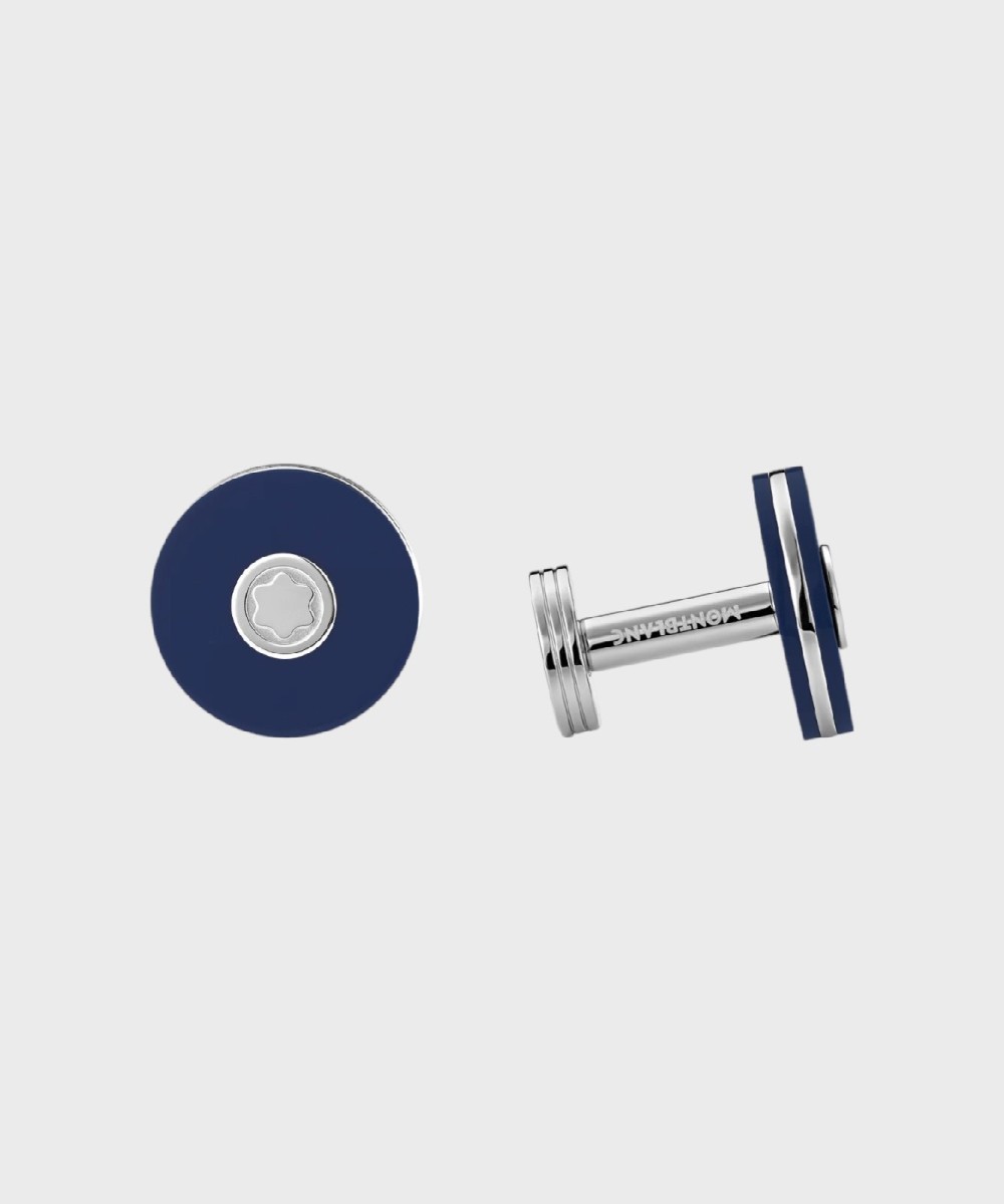 Montblanc gemelli Pix, blu 123812