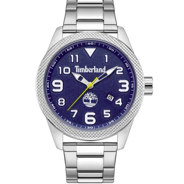 TIMBERLAND MILLBURY TDWGG2132301 OROLOGIO UOMO ACCIAIO DATA BLU 48mm SOTTOCOSTO