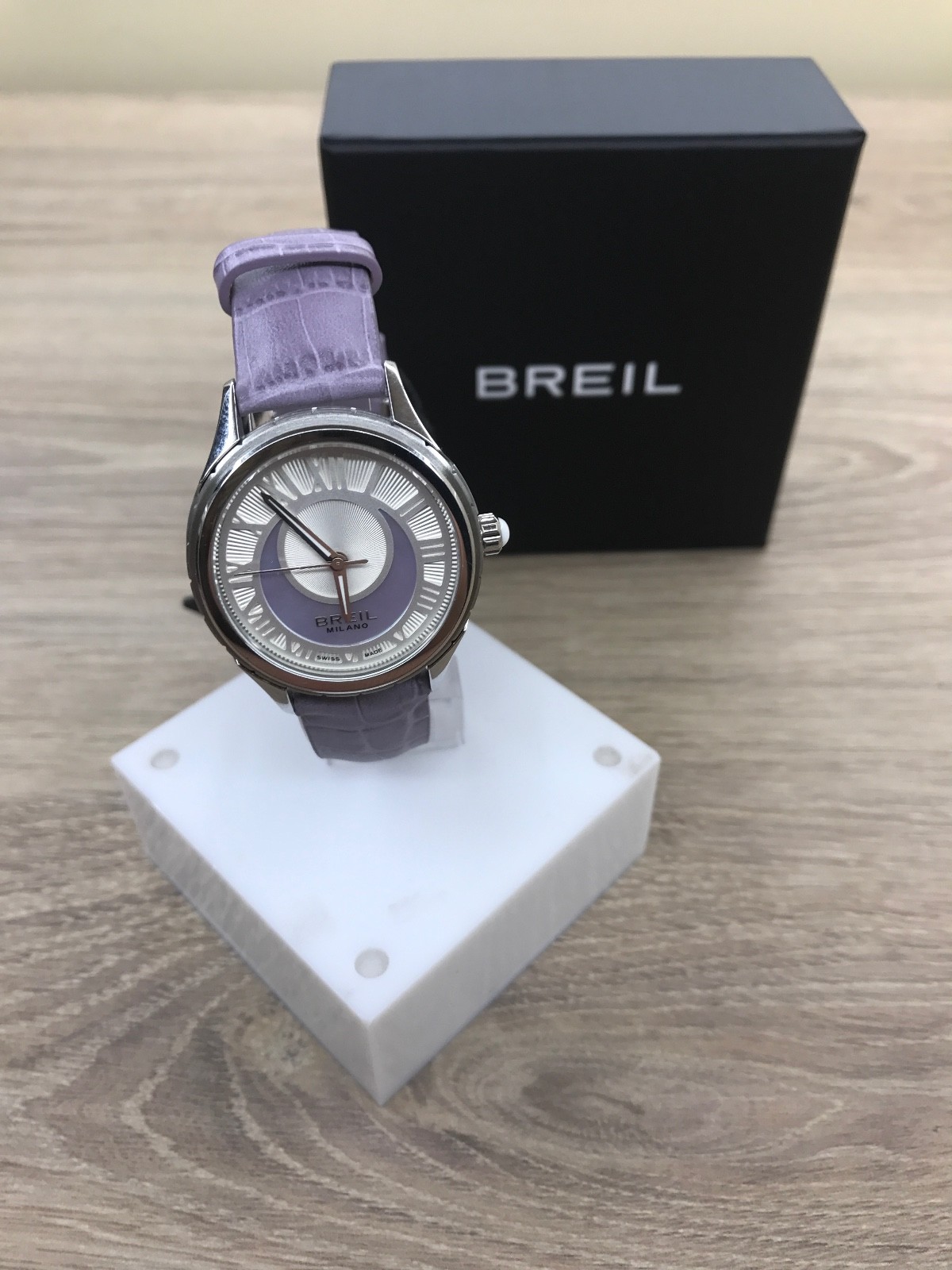 OROLOGIO BREIL "MILANO" CLASS REF. BW0569 LILLA -NUOVO-
