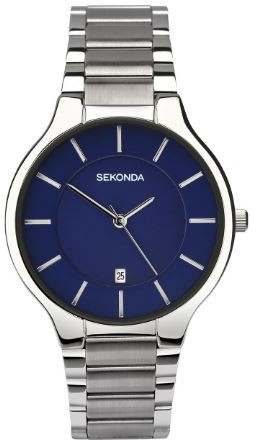 Sekonda men's watch watch inossidabile cronografo in acciaio