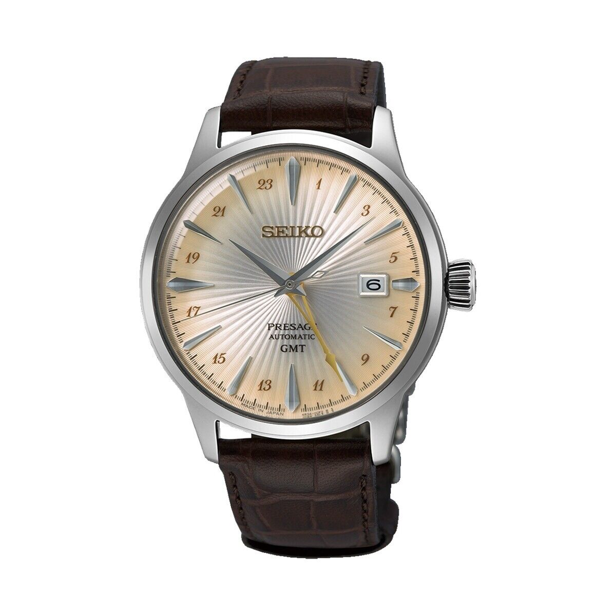 SEIKO PRESAGE Mod. COCKTAIL AUTOMATIC - LEATHER, CREAM 14245373