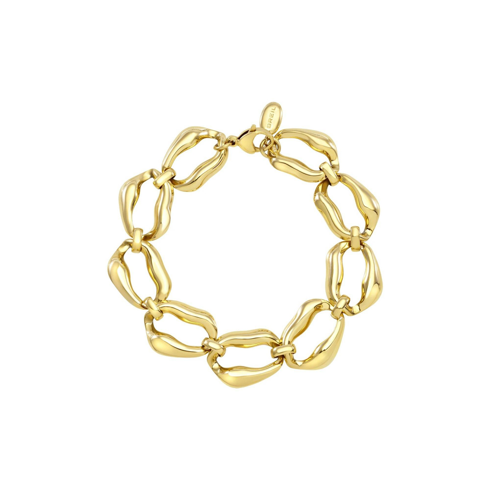 Bracciale Breil Alhambra TJ3801 Necklace Acciaio Dorato Donna Catena Nuova