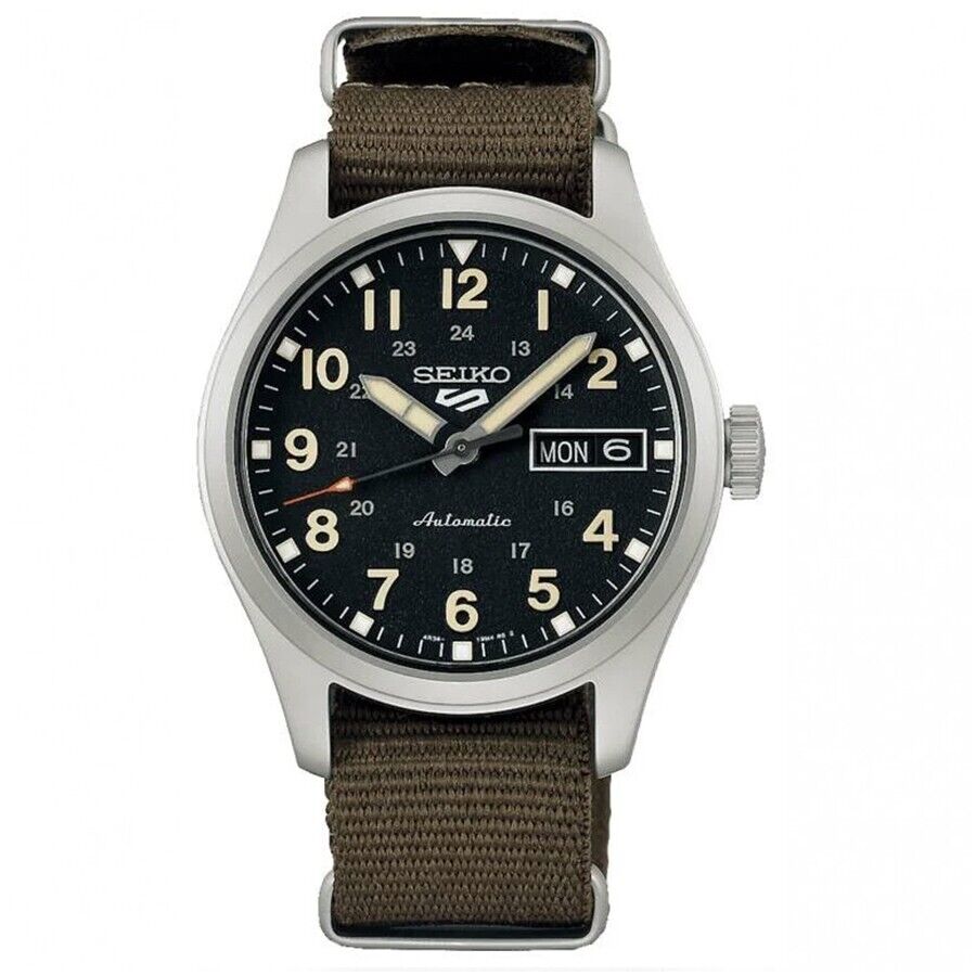 Seiko 5 Sports Field SRPJ85K1 Orologio Automatico Uomo 100m Bracciale NATO